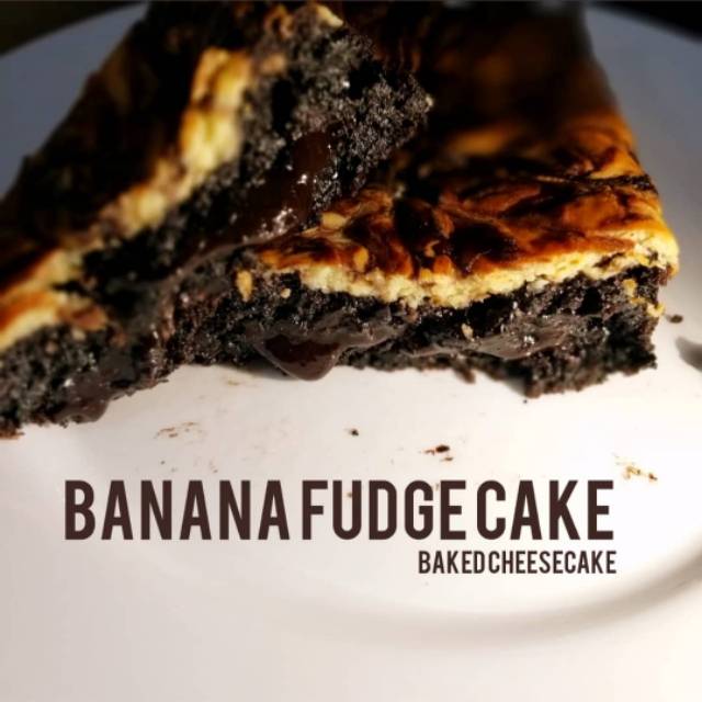 

Banana Fudgecake Baked Cheesecake