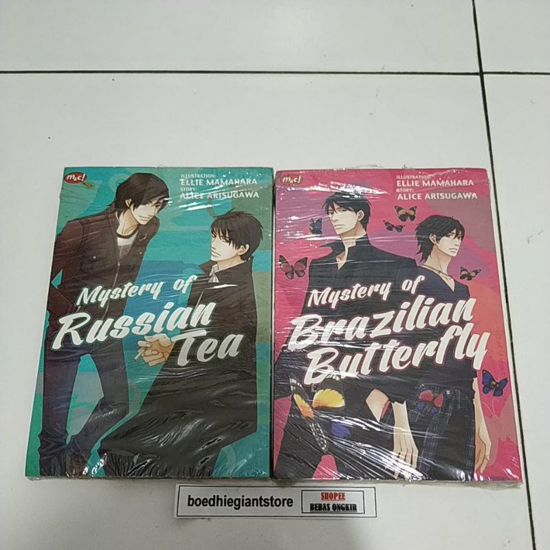 komik mystery of Russian tea & mystery of brazillian butterfly, broken segel