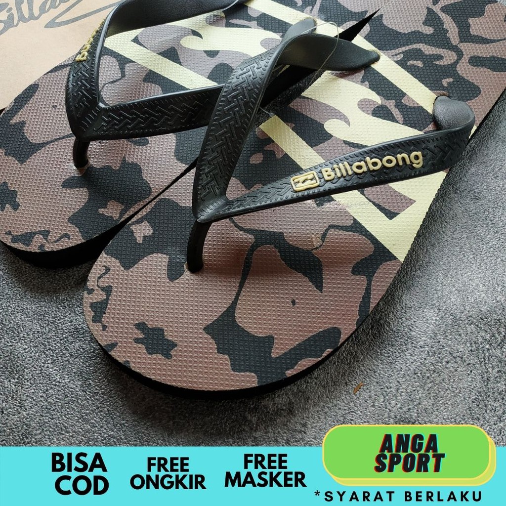 SANDAL JEPIT PRIA BILLABONG / SENDAL SURFING CASUAL / SANDAL DISTRO KEREN / SANDAL PANTAI KEKINIAN