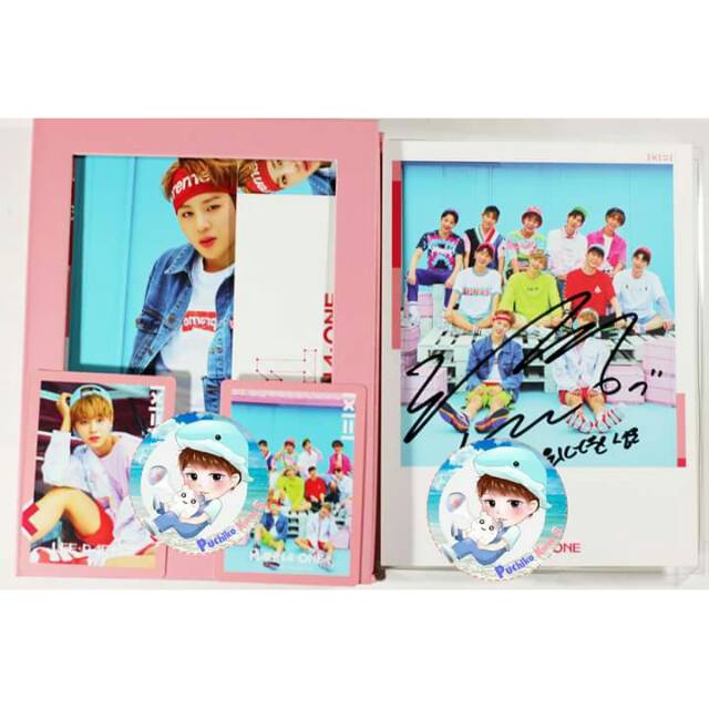 Wanna One album Vol 1 Mwave Signed album