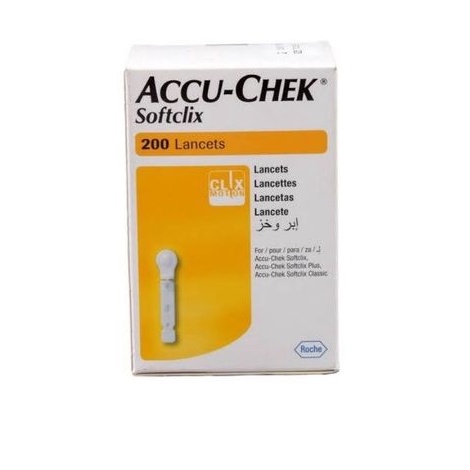 Lancets Softclix Accu Chek Isi 200 Jarum Accuchek Lancet Accu Check Accucheck Murah