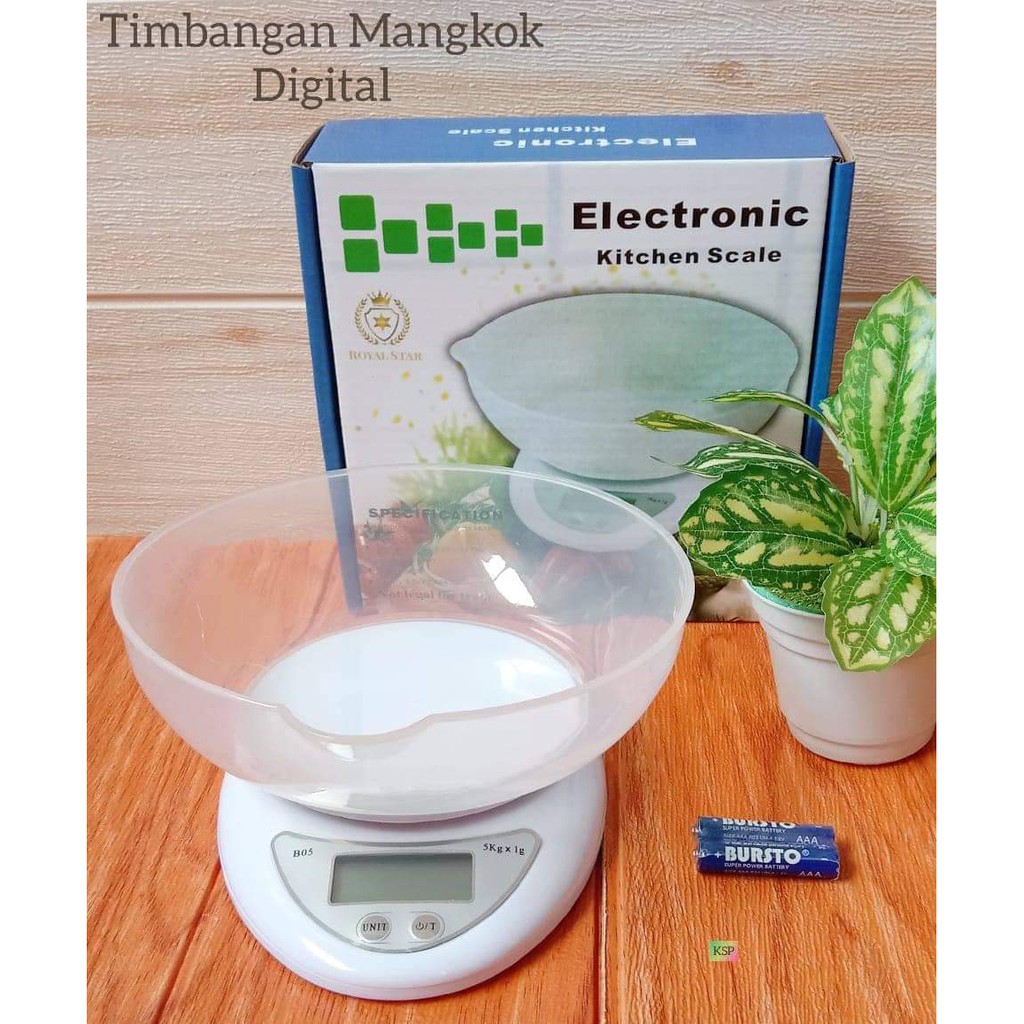 TIMBANGAN DAPUR DIGITAL MANGKOK/Timbangan Kue Digital Electronic 5/10kg /Timbangan Digital