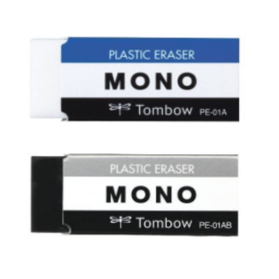 

Tombow Mono PE-01 Plastic Pencil Eraser Penghapus Pensil