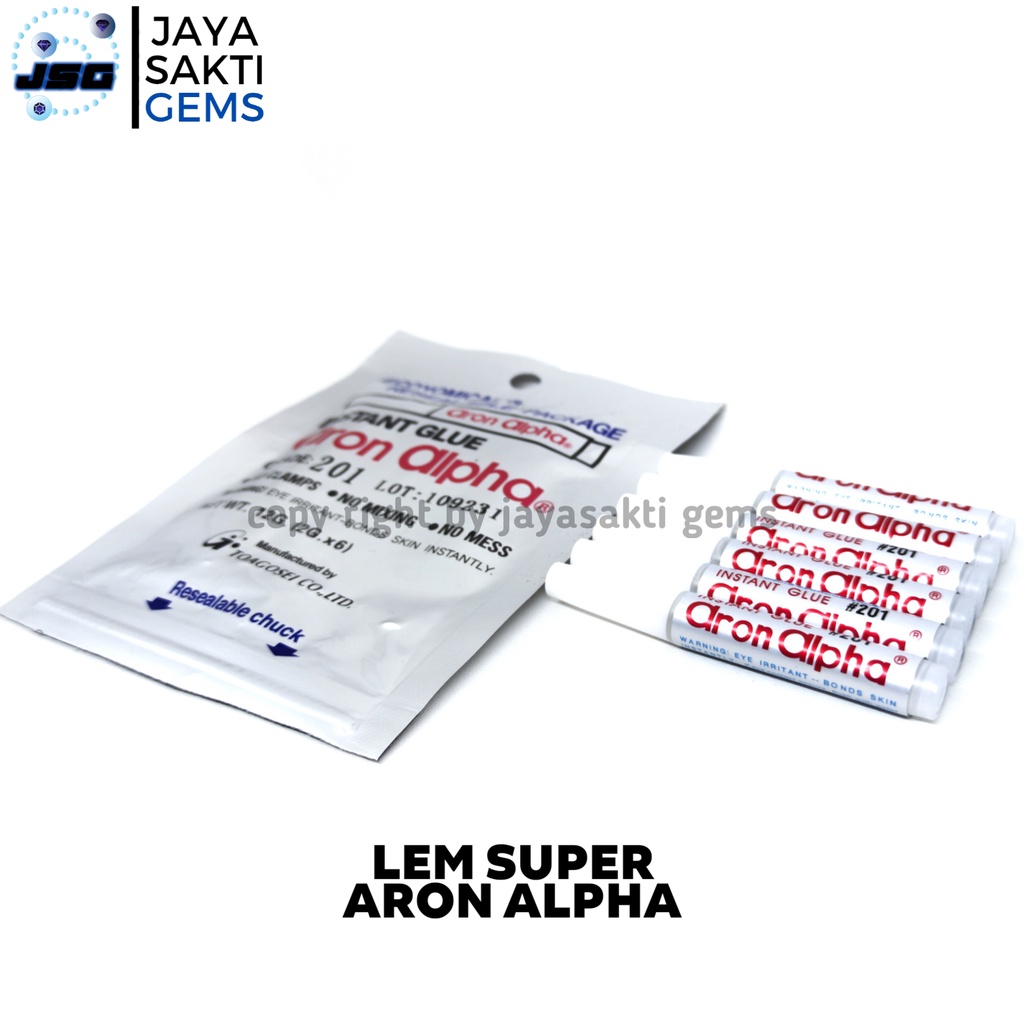 [ Original ] Lem Aron Alpha Lem Super Serbaguna Cepat Kering Nempel Tanpa Bekas