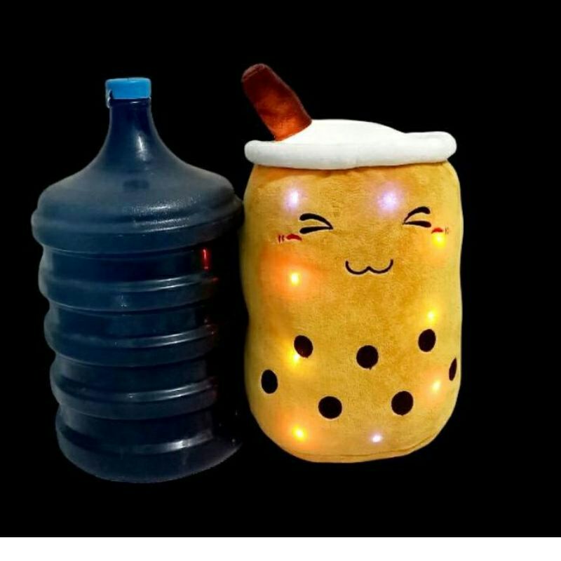 ( BISA COD ) Boneka Boba Lampu LED jumbo murah viral bahan halus tinggi 45cm boneka Boba jumbo 70cm murah LED beranak boneka Boba kecil sedang mini