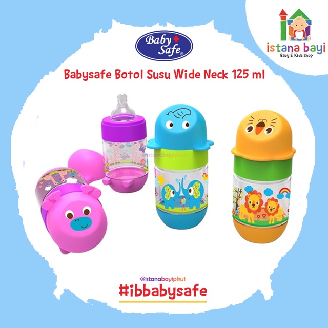 Baby Safe Botol Susu 125 ml - Botol Susu Bayi AP001/AP003