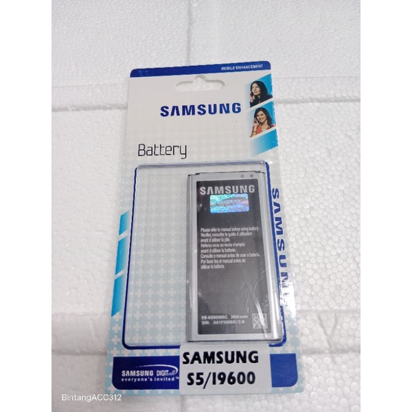 BATERAI SAMSUNG GALAXY S5/I9600 ORIGINAL 99%