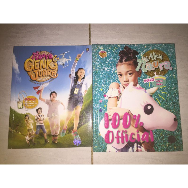 preloved buku aku naura dan buku naura & genk juara