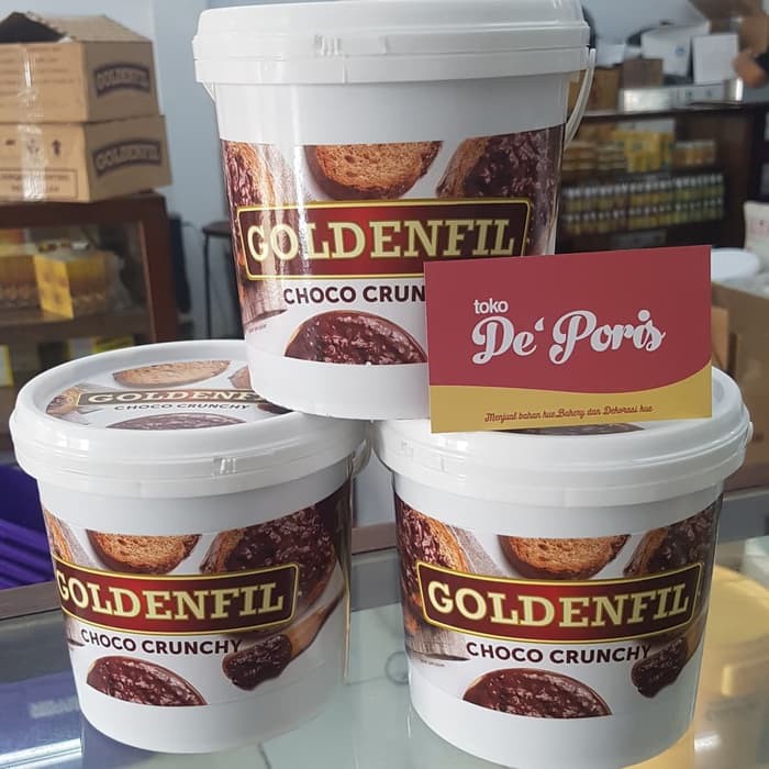 

Goldenfil 1kg Chococruncy/Selai Coklat Cruncy