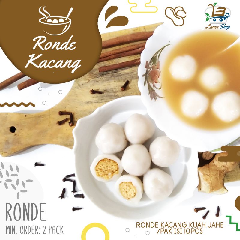 

Ronde isi Kacang Kuah Jahe per 20pcs