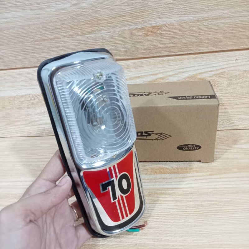 LAMPU SENJA C 70 / LAMPU DEPAN SENJA C70 PISPOT