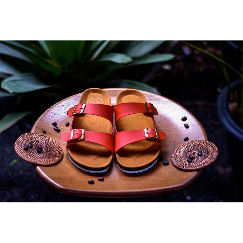 SANDAL KASUAL PRIA / WANITA VOLKERFOOTWEAR ART NIKO ORANGE