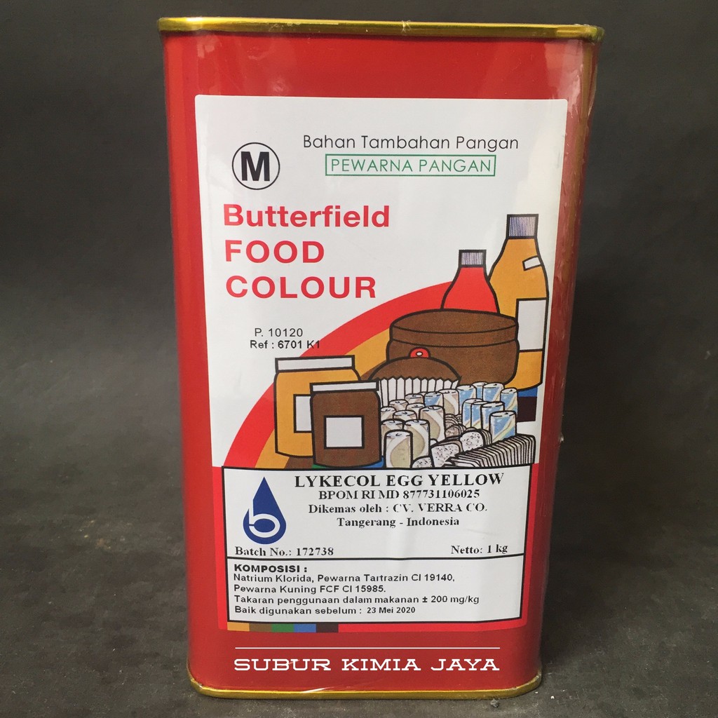 

Butterfield Food Color Egg Yellow / pewarna makanan egg yellow