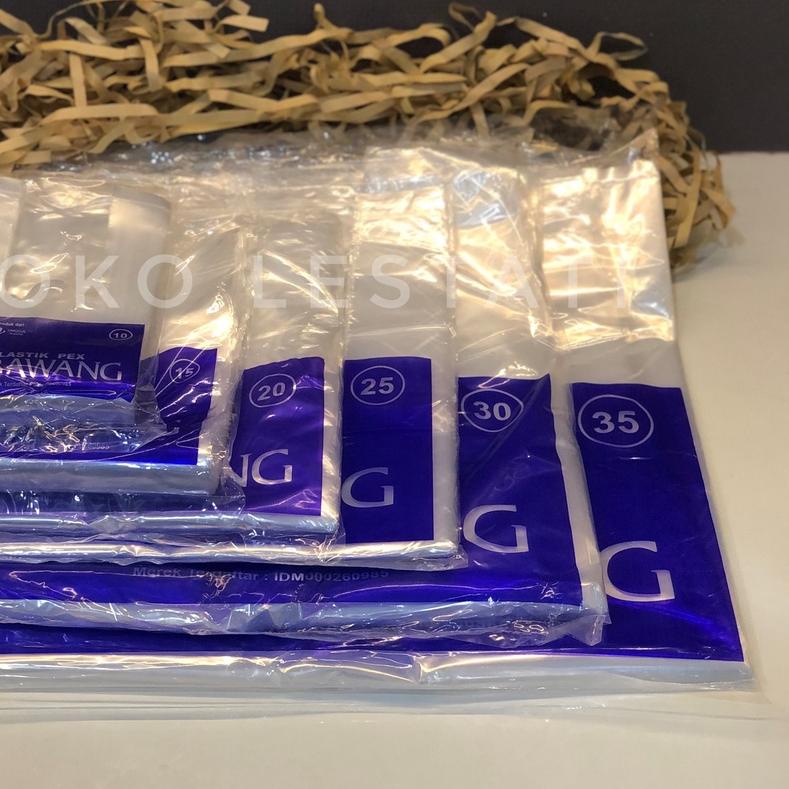 Tas Kantong Kresek Plastik Bening PEX Transparan Bawang uk 35