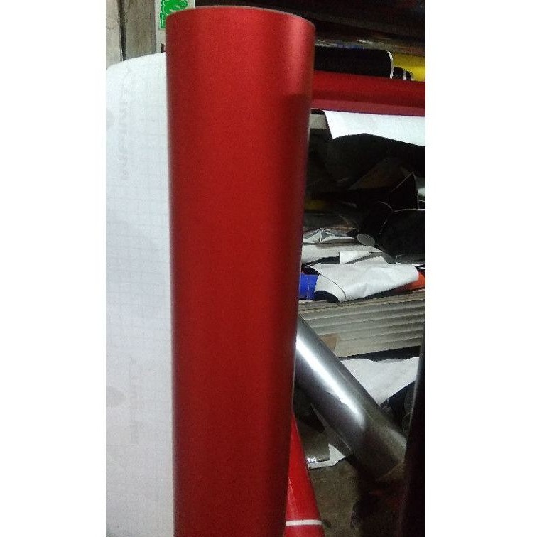 skotlet merah satin doff