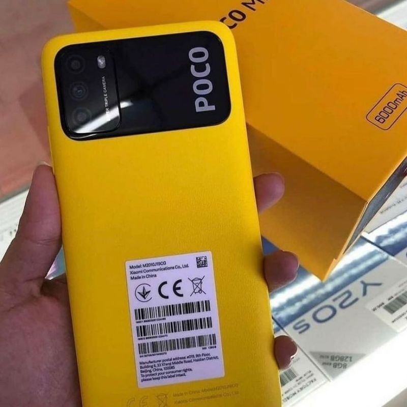 Handphone second murahh Poco M3 4/64 like new fullset original