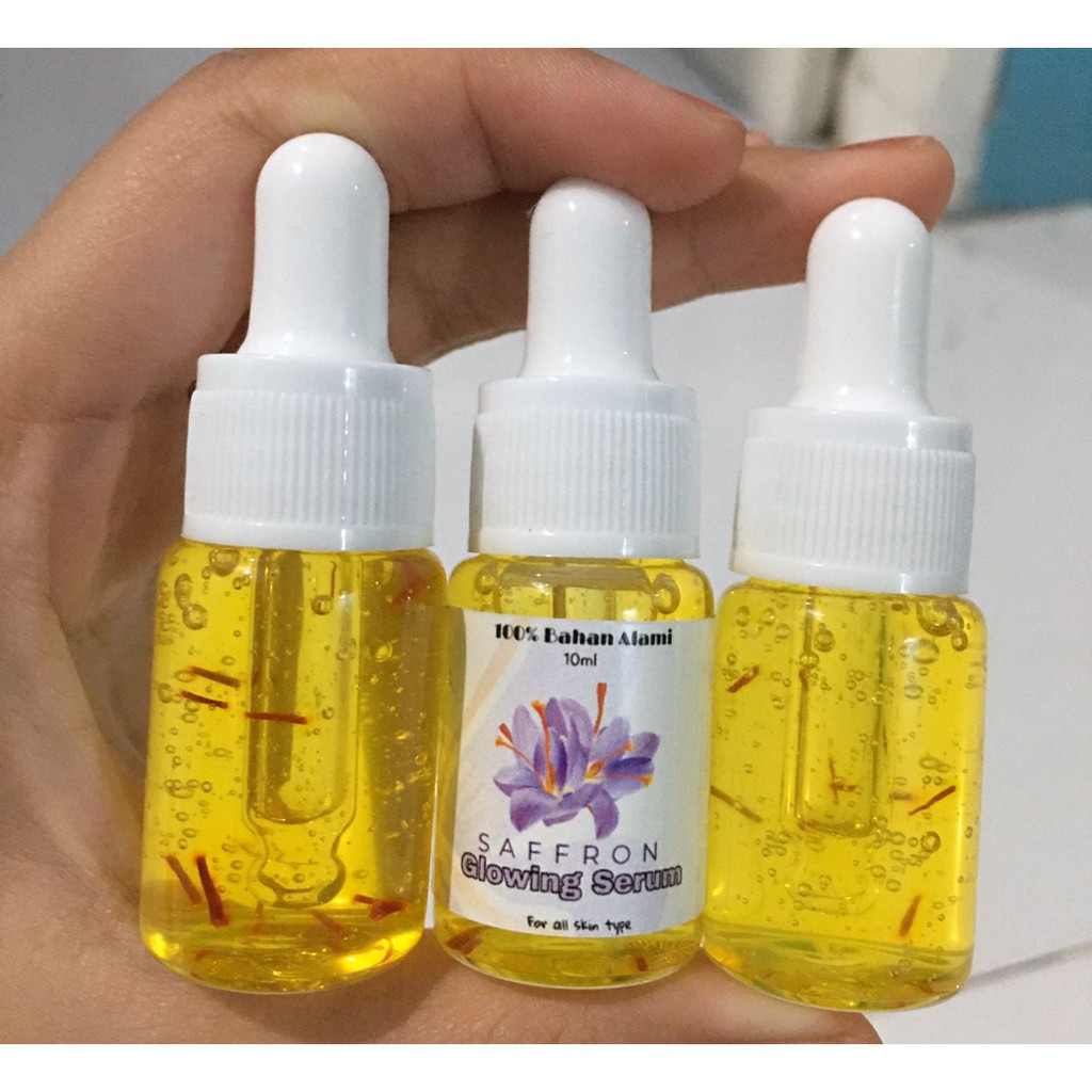 {min 2pcs}serum saffron glowing/saffron gel serum/glowing gel saffron/saffron glowing serum