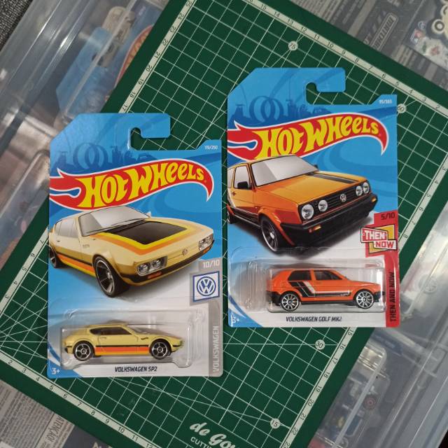 Hotwheels VW SP2 & Golf MK2