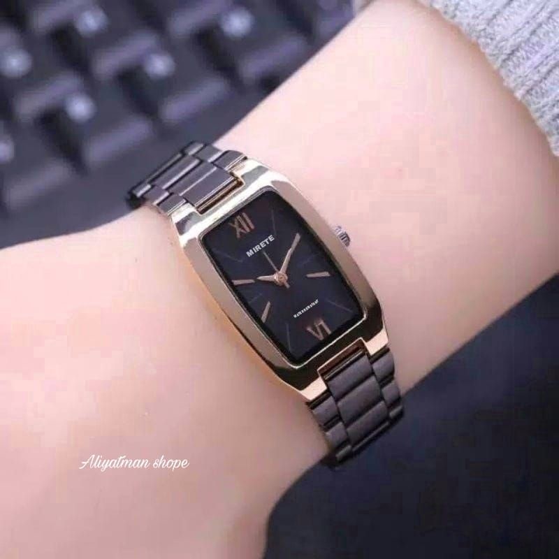 [READY STOK] JAM TANGAN WANITA MIRETE ORIGINAL IMPORT TAHAN AIR FREE BATRAI CADANGAN//JAM TANGAN WANITA RANTAI STAINLISS TERBARU, TERLARIS MODEL FASHION BAYAR DI TEMPAT