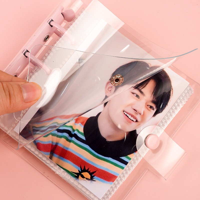 [Gongjin] Glittery Jelly Binder MPC Kpop Photocard Khusus MPC Card Mini / Journaling A7 Polaroid Foto Photo Card Kartu Emas Ganteng