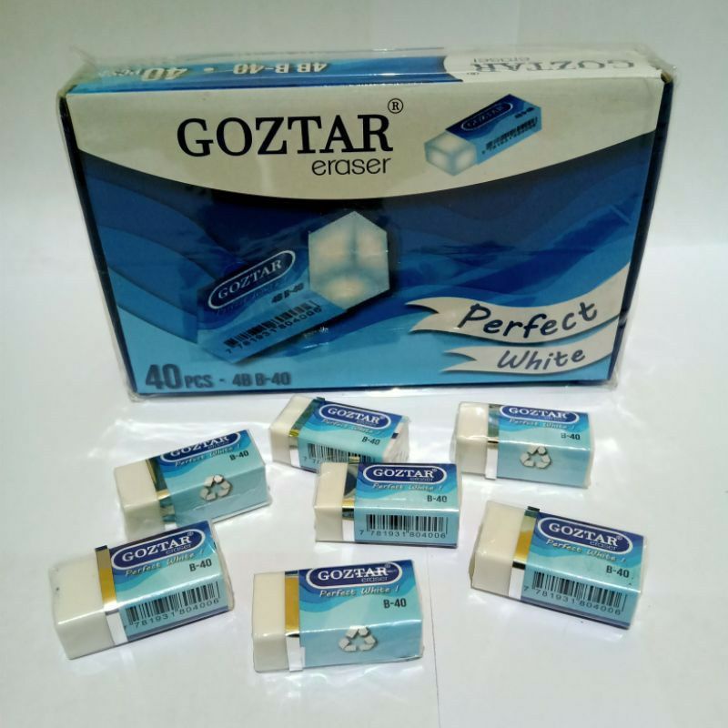 

[AJS] Penghapus Pensil GOZTAR warna putih/Eraser Perfect White