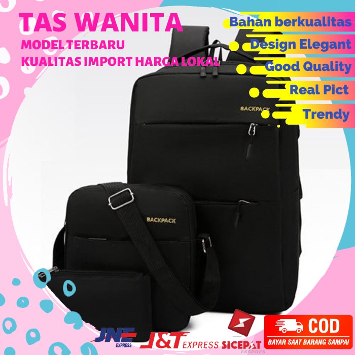TAS SELEMPANG WANITA GN3241 GT083 TAS RANSEL SELEMPANG TAS WANITA TAS IMPORT RANSEL MURAH NB452