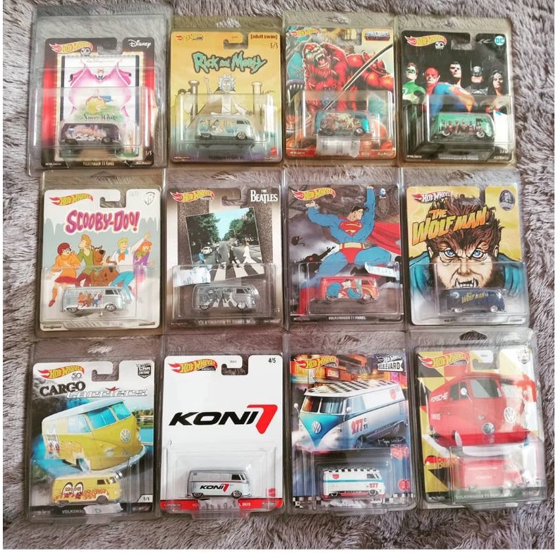 hot Wheels t1 panel 12 Pcs