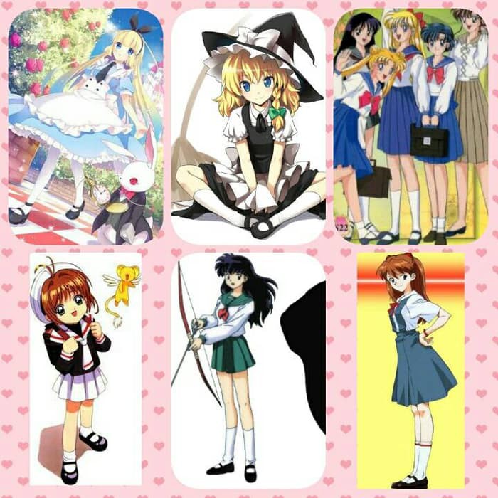 er256 Sepatu sekolah jepang anime cosplay pantofel