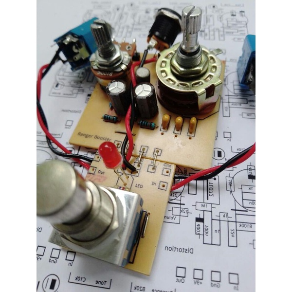 KIT EFEK GITAR RANGER BOOSTER