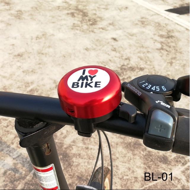 Bel Sepeda PREMIUM Alloy BELL I love my bike merk EXOTIC Import TOP