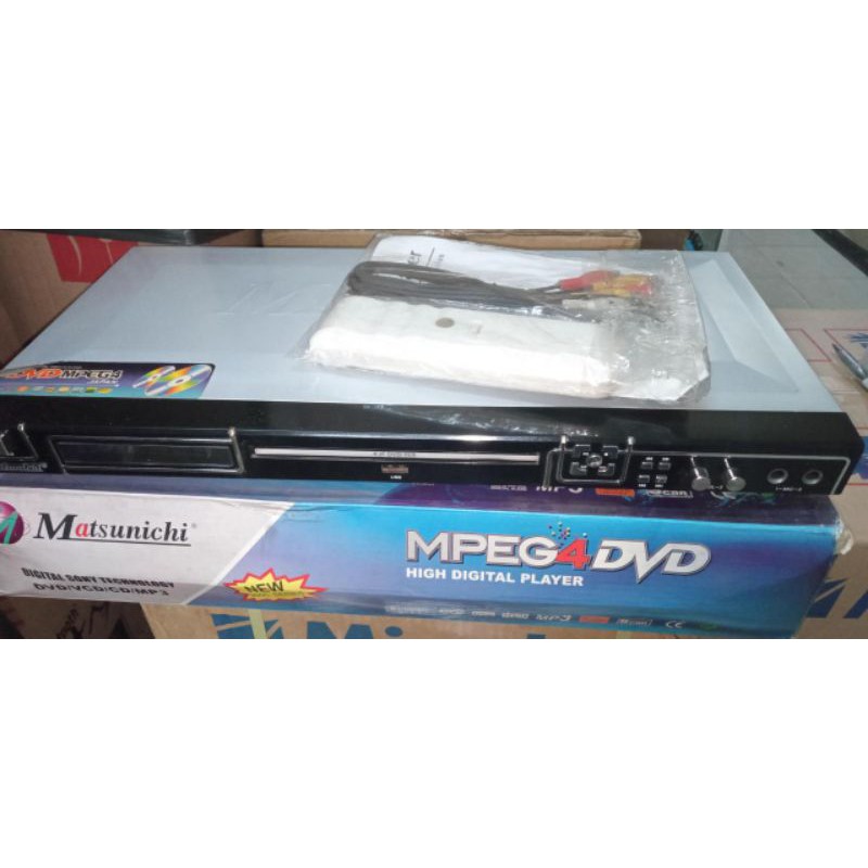 DVD PLAYER MATSUNICHI BARANG BARU STOK LAMA BUKAN BEKAS CD VCD MP3 MP4 MPEG4 LAGU VIDEO FILM MOVIE
