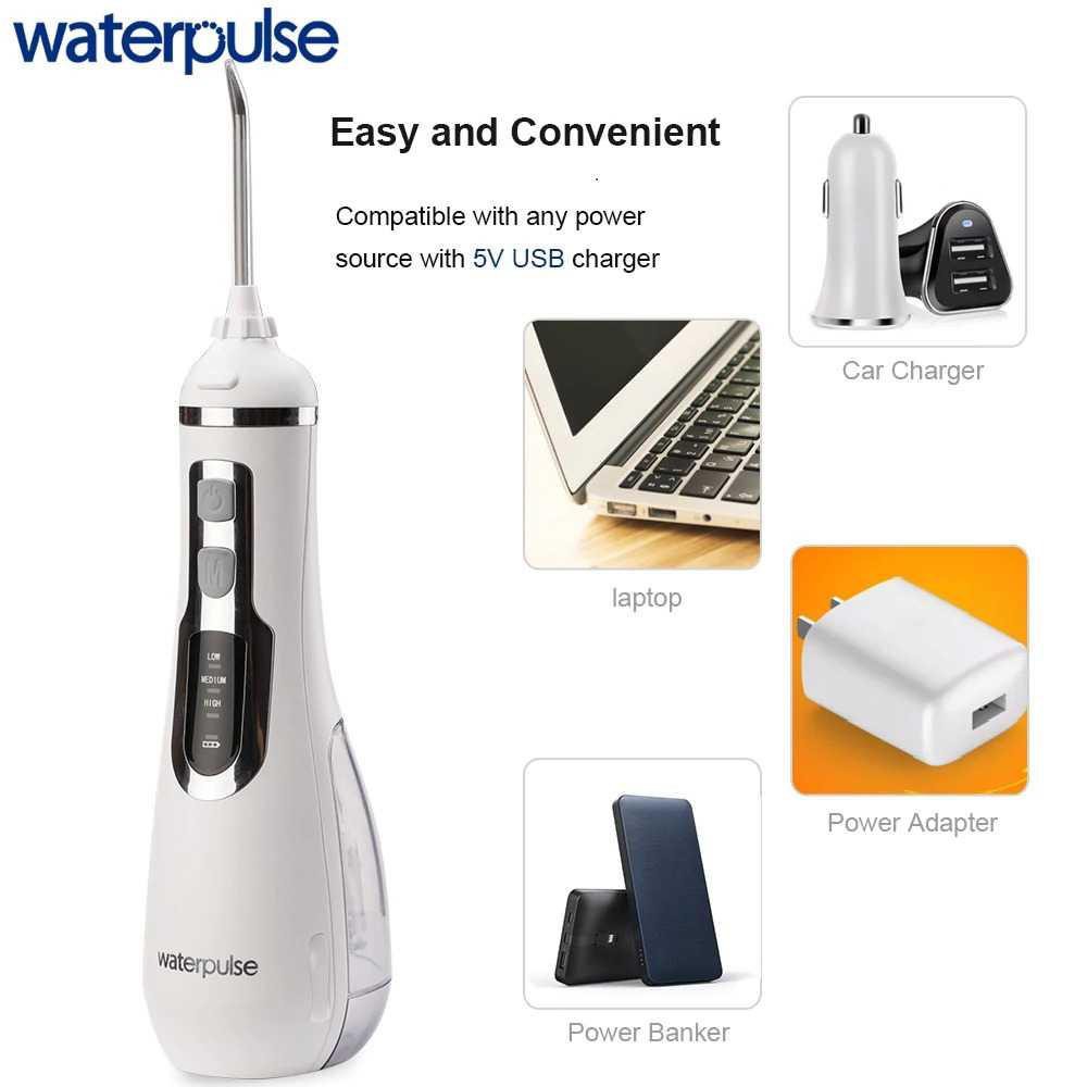 Waterpulse Dental Water Flosser Alat Semprot Pembersih Gigi - V500