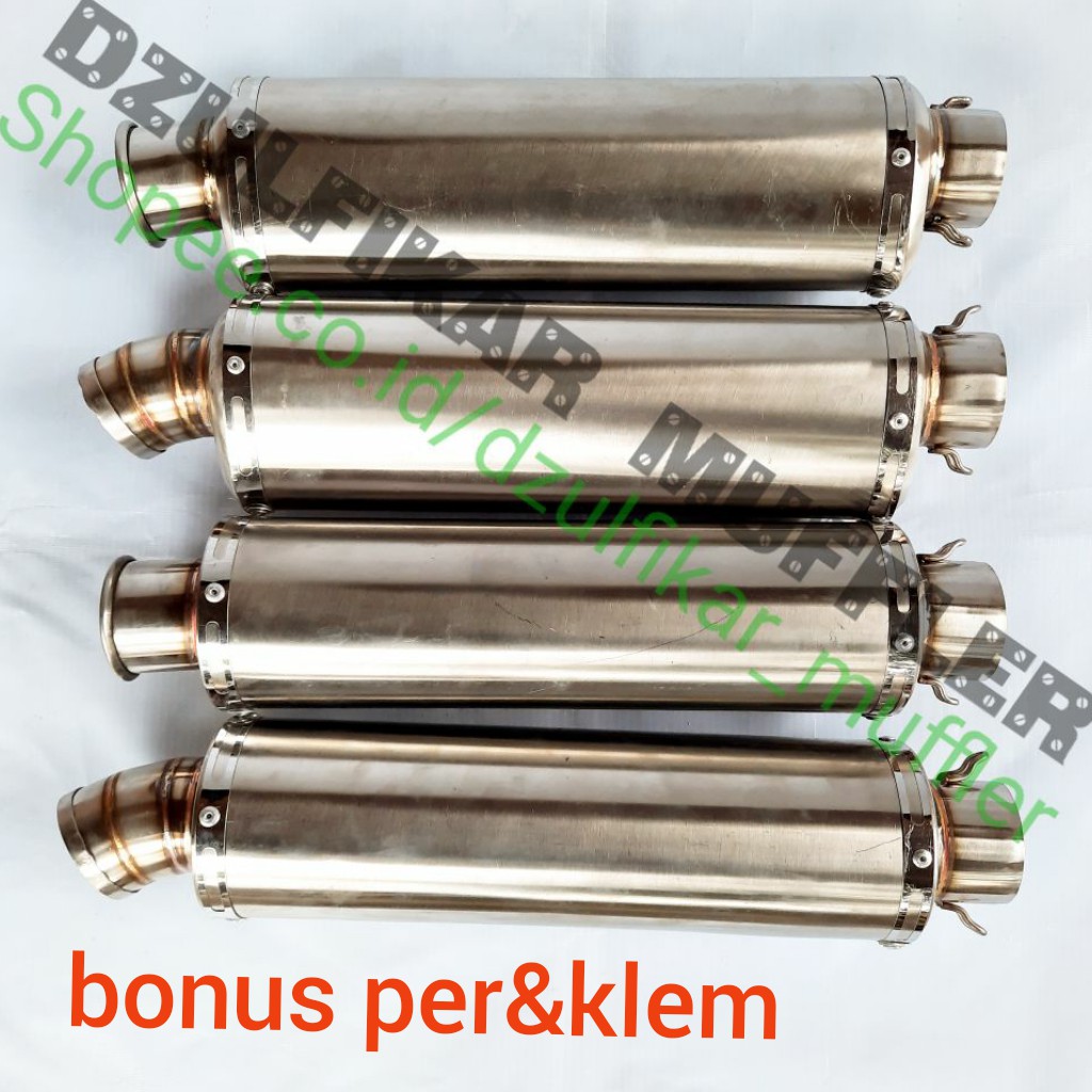 slincer knalpot stainles custom non emblem