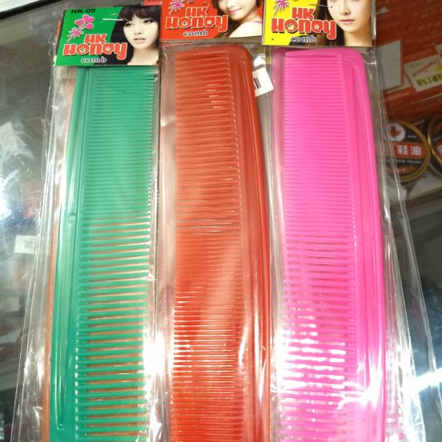 SISIR RAMBUT WARNA MURAH HK HONEY ISI 24 PCS