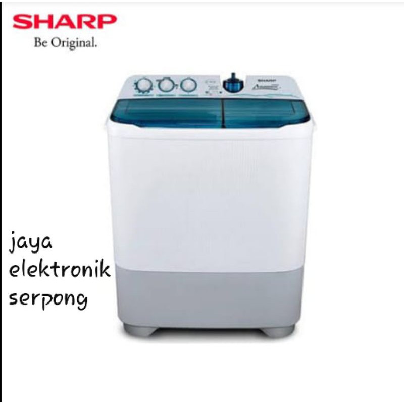 mesin cuci sharp 2 tabung 9,5kg  EST-95CR/MESIN CUCI SHARP 9 KG