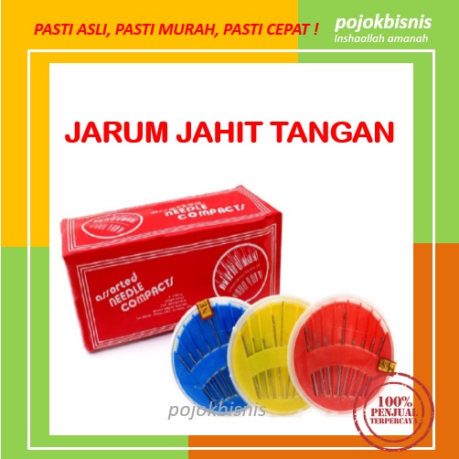 JARUM JAHIT TANGAN ANEKA UKURAN LENGKAP HARGA GROSIR