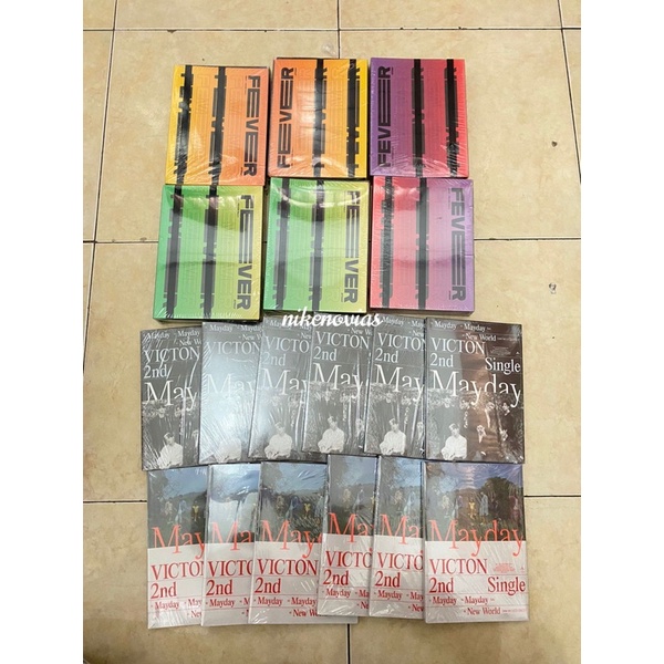 ALBUM SEALED STRAYKIDS FEVER PT 1 & VICTON MAYDAY