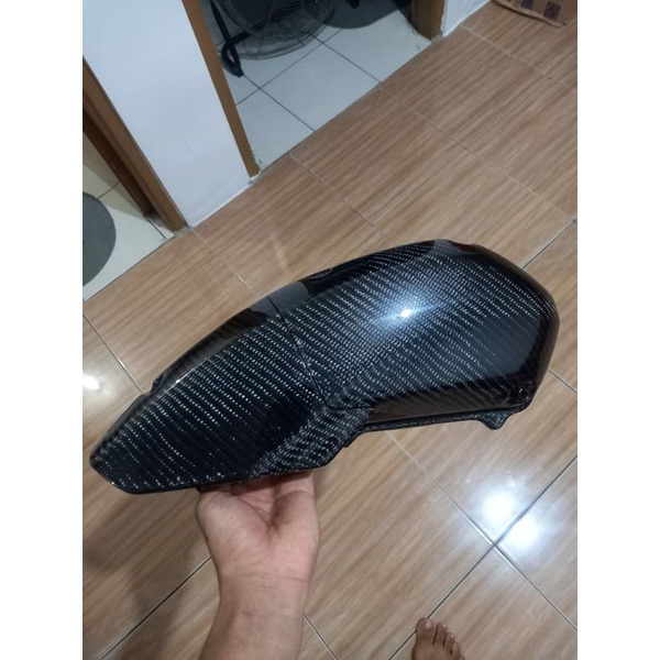 TUTUP BOX FILTER AEROX 155, LEXI CARBON KEVLAR