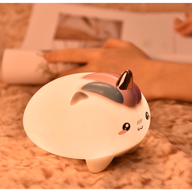 unicorn touch lamp / lampu unicorn / unicorn lamp / lampu kelinci / rabbit touch lamp