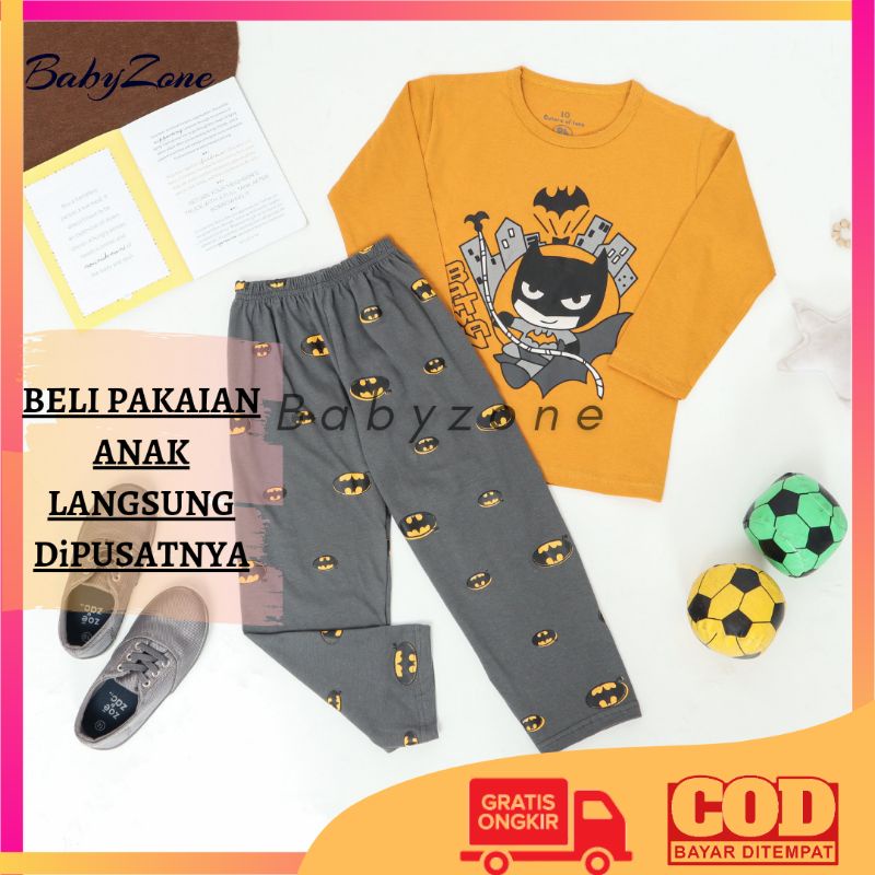 Setelan Baju Piyama Anak Laki Laki Dan Perempuan Piyama Piama Kaos Anak