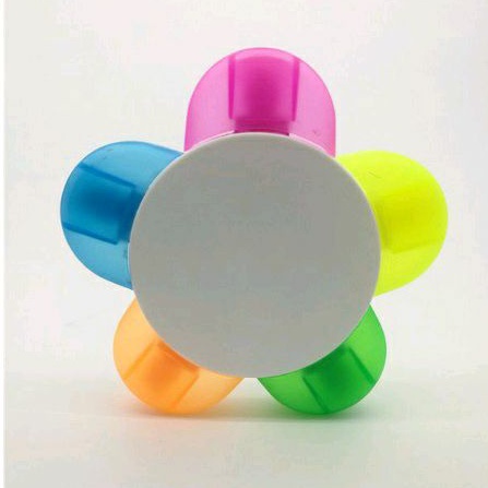 

DG05 Stabilo Souvenir Promosi Multicolor Stabilo Kura-kura Spidol Bunga 5 warna-warni Color Highlighter
