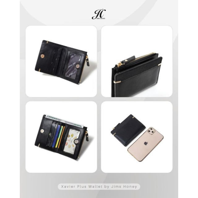 Xavier Wallet Jimshoney Original Dompet wanita lipat zavier kulit realpic bis cod official