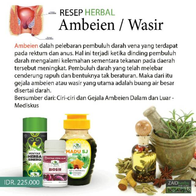 

Paket Resep Herbal ambien/wasir