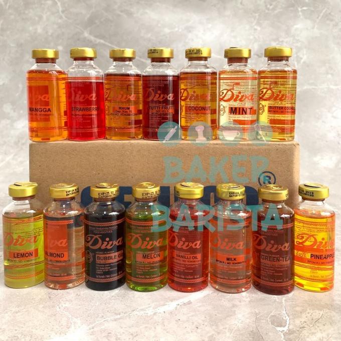 

Promo Awal tahun Diva Essence perasa kue essence perisa makanan lemon strawberry dll Promo Awal