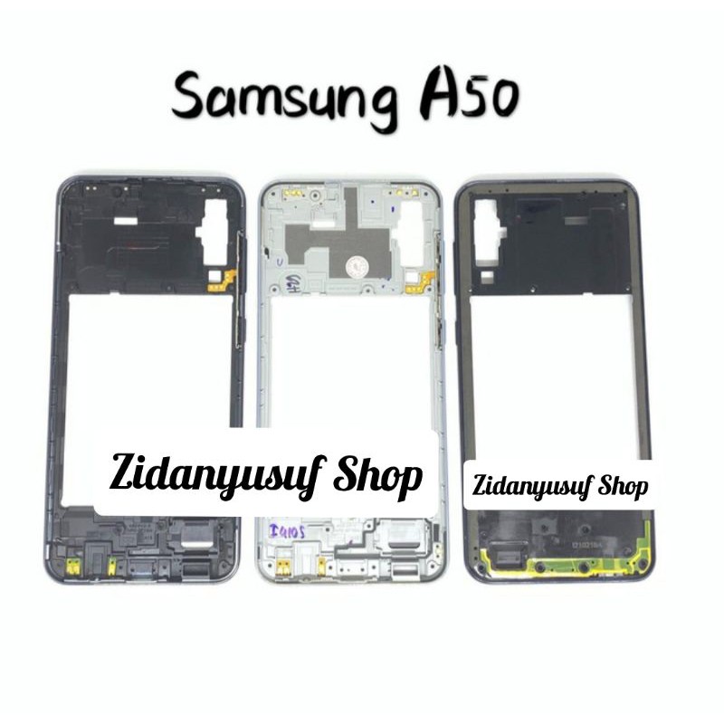 BEZZEL BEZEL TUTUP MESIN RANGKA BACKDOOR SAMSUNG A50 TATAKAN BACKDOOR