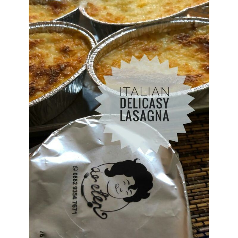 

LASAGNA home made personal size oval