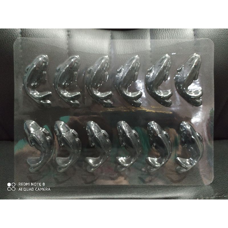 cetakan coklat agar puding jelly ikan koki