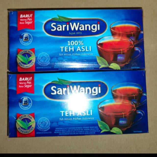 

TEH SARI WANGI CELUP 1 BOX ISI 25 KANTONG CELUP