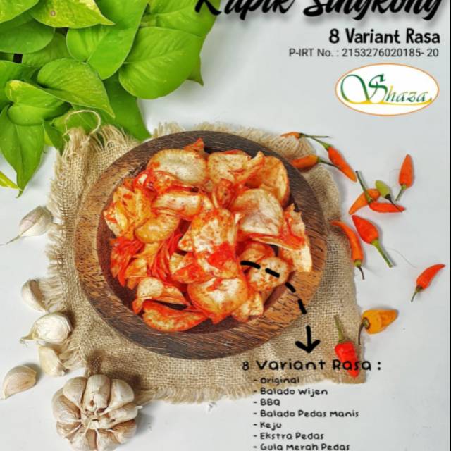 

Keripik singkong sazha