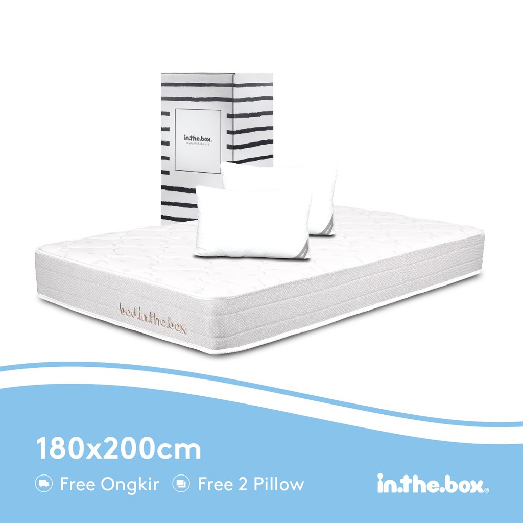 Matras In The Box Ukuran 180x200 Kasur Spring Bed Inthebox Original
